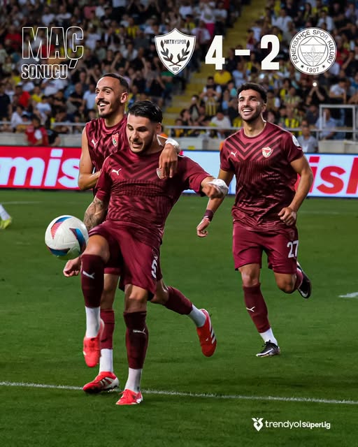 Hatayspor, Fenerbahçe'yi 4-2 Mağlup Etti