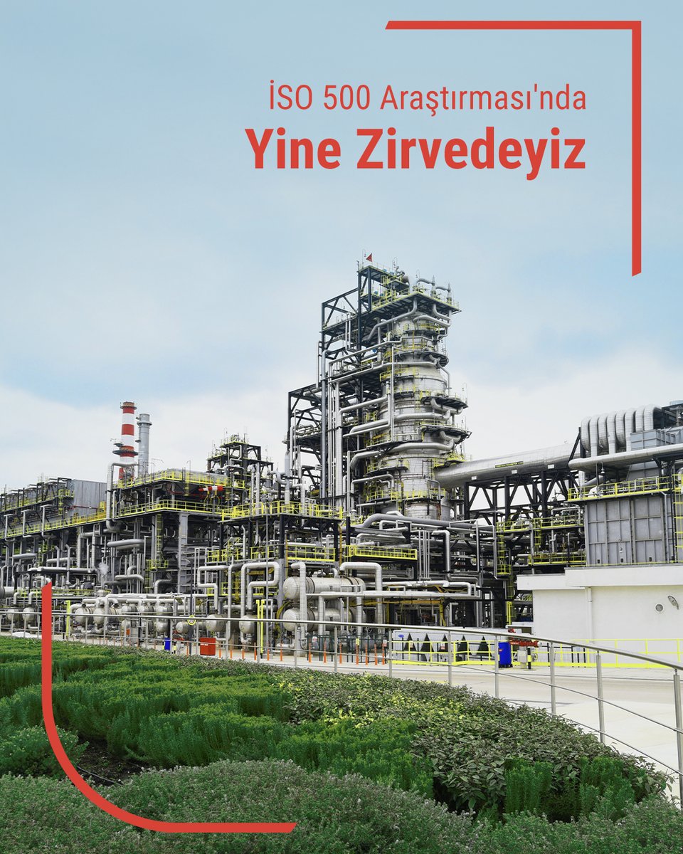 Tüpraş, Türkiye'nin En Büyük Sanayi Kuruluşu Listesinde Zirvede