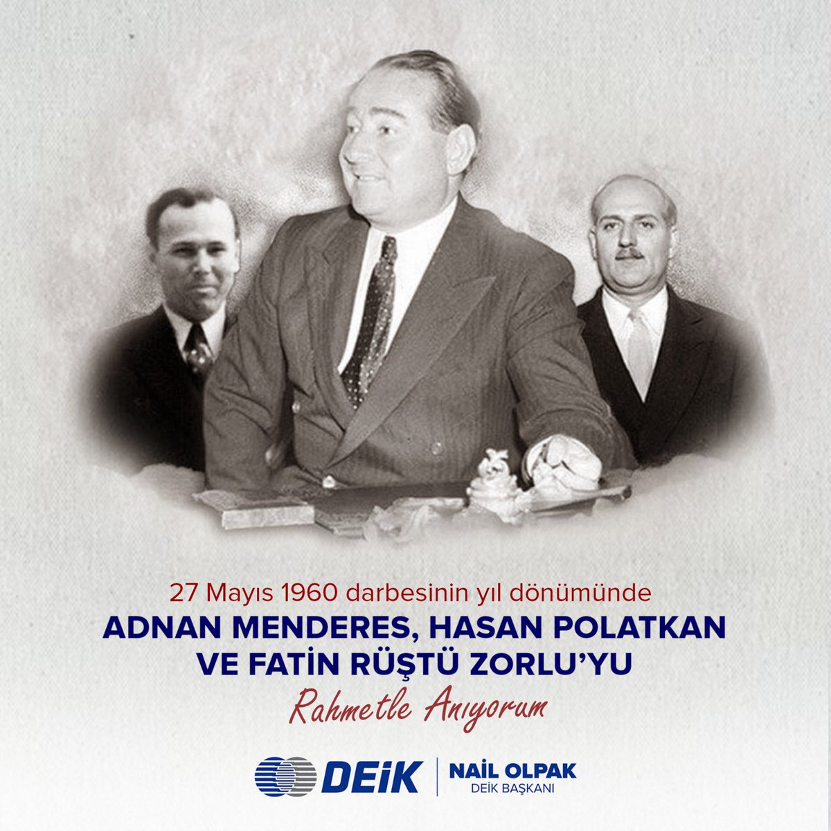 27 Mayıs Darbesi'nin Yıl Dönümünde Anma