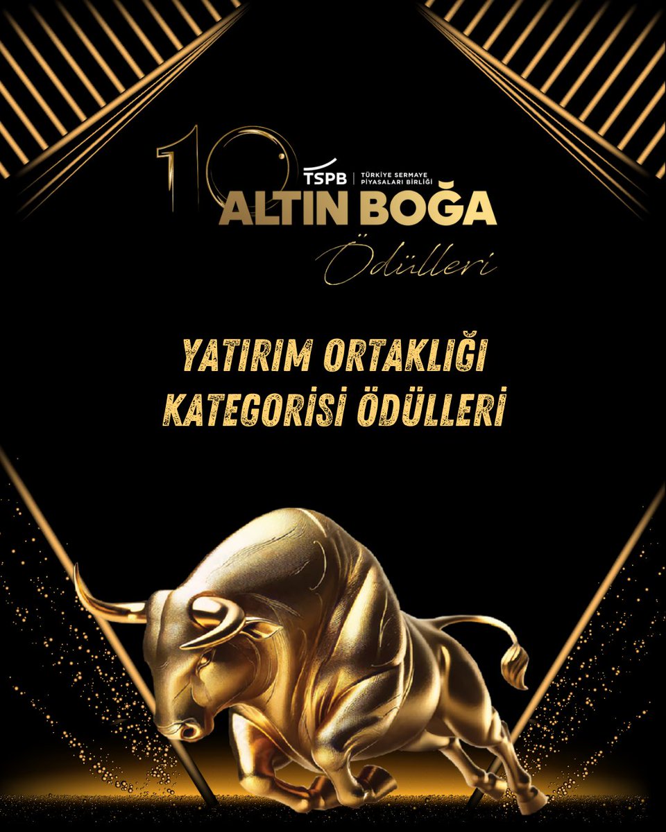 TSPB Altın Boğa Ödülleri Sahiplerini Buldu: Yatırım Ortaklıkları Kategorisinde Liderler Belli Oldu