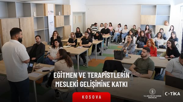 TİKA, Kosovalı Özel Eğitim Uzmanlarının Gelişimine Destek Sağladı